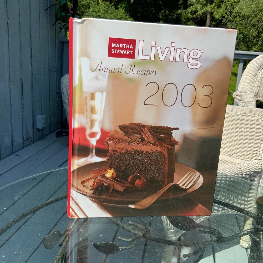 Martha Stewart Living Annual Recipes 2003 (Hardcover) Good Condition
